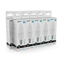 Лампа светодиодная Gauss E14 4100К 12 Вт 920 Лм 180-240 В свеча матовая - фото 6