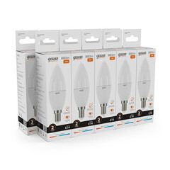 Лампа светодиодная Gauss E14 3000К 12 Вт 880 Лм 180-240 В свеча матовая - фото 7