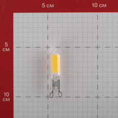 Лампа светодиодная Navigator G9 3 Вт 4000К нейтральный свет 220 В капсула заостренная (614908/61490) - фото 5