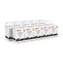 Лампа светодиодная Gauss GU10 3000К 7 Вт 530 Лм 180-240 В софит матовая - фото 5