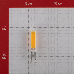 Лампа светодиодная Navigator G9 5 Вт 3000К теплый свет 220 В капсула заостренная (614915/61491) - фото 4