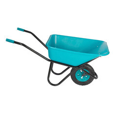 Тачка садово-строительная одноколесная РВ Пласт 120 л 180 кг ударопрочная усиленная морозостойкая (273) - фото 5