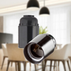 Патрон для лампы E27 Svet карболитовый IP20 (1011-00030) - фото 2