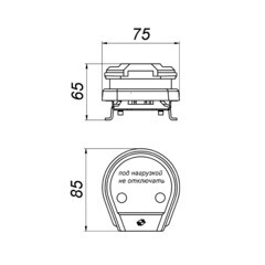 Комплект для подключения электроплит Svet СЭ РВШ 32-003 скрытая установка с заземлением 4Р 32 А 250 В IP20 (0304-00010) - фото 3