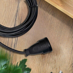 Розетка штепсельная Svet одинарная с заземлением IP20 черная - фото 2