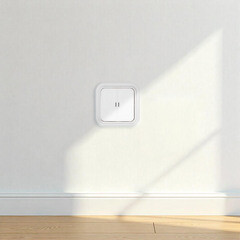 Выключатель Svet двухклавишный накладной белый с подсветкой (SV1001-0006) - фото 2