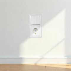 Блок выключателя с розеткой Svet SV1001 трехклавишный встраиваемый белый (SV1001-0005) - фото 2