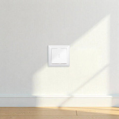 Переключатель Svet одноклавишный встраиваемый белый (SV1001-0016) - фото 2