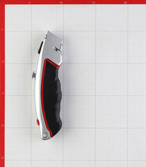 Нож строительный Hesler 19 мм с трапециевидным выдвижным лезвием - фото 2