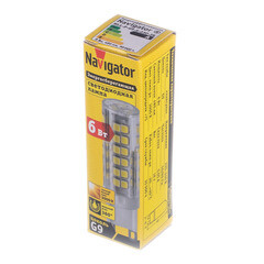 Лампа светодиодная Navigator G9 6 Вт 3000К теплый свет 220 В капсула (712689/71268) - фото 4