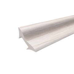 Уголок ПВХ 22х22х2700 мм 267 клен белый - фото 1