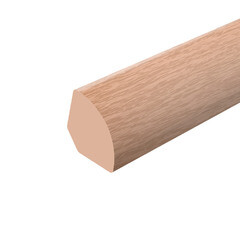 Изображение товара Уголок ПВХ 14х14х2700 мм округлый 201 дуб