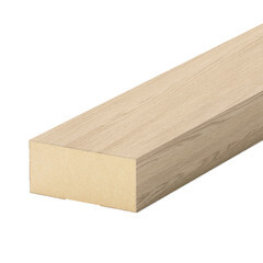 Декоративная рейка МДФ 27х12х2800 мм дуб снежный Stella - фото 1