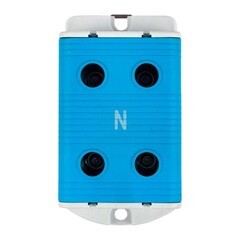 Клемма силовая двойная EKF PROxima 35-150 кв.мм 800 В вводная синяя (kvs2-35-150-blue) - фото 4