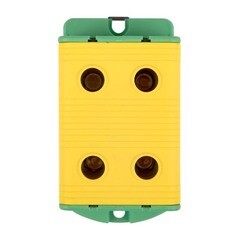 Клемма силовая двойная EKF PROxima 35-150 кв.мм 800 В вводная желто-зеленая (kvs2-35-150-y-green) - фото 3