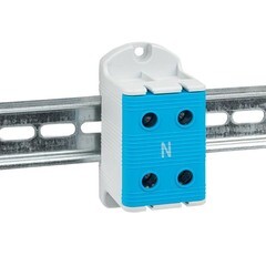 Клемма силовая двойная EKF PROxima 16-95 кв.мм 800 В вводная синяя (plc-kvs2-16-95-blue) - фото 2