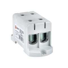 Изображение товара Клемма силовая двойная EKF PROxima 16-95 кв.мм 800 В вводная серая (plc-kvs2-16-95-grey)