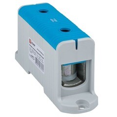 Клемма силовая одинарная EKF PROxima 35-240 кв.мм 800 В вводная синяя (plc-kvs-35-240-blue) - фото 1