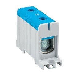 Клемма силовая одинарная EKF PROxima 35-150 кв.мм 800 В вводная синяя (plc-kvs-35-150-blue) - фото 1