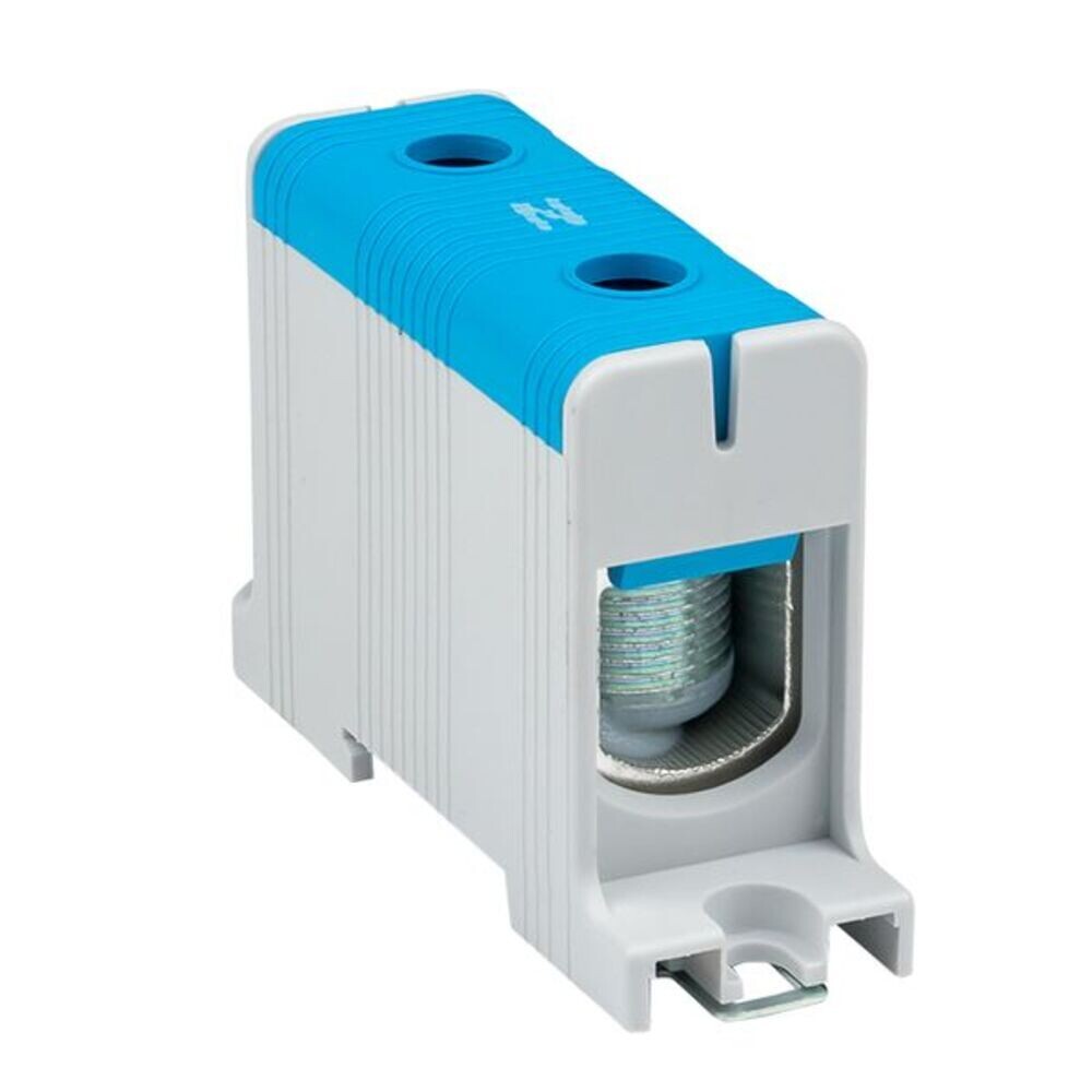 

Клемма силовая одинарная EKF PROxima 35-150 кв.мм 800 В вводная синяя (plc-kvs-35-150-blue), Синий