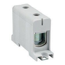 Клемма силовая одинарная EKF PROxima 35-150 кв.мм 800 В вводная серая (plc-kvs-35-150-gray)