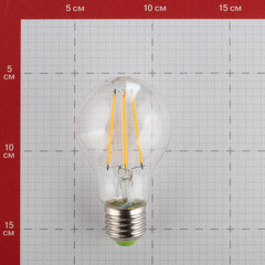 Лампа светодиодная Navigator E27 2700К 8 Вт 800 Лм 220 В груша A60 прозрачная диммируемая - фото 3