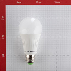 Лампа светодиодная Navigator E27 2700К 12 Вт 1150 Лм 176-264 В груша A60 матовая диммируемая - фото 3