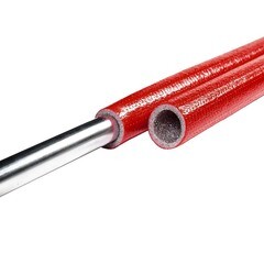 Теплоизоляция для труб K-FLEX ПЭ 22х6 мм бухта 10 м красная - фото 3