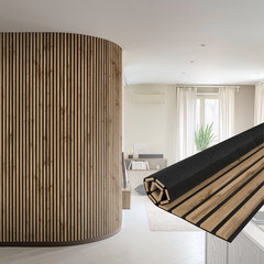 Панель акустическая 600х2780х9 мм Stella пекан 1,67 кв.м - фото 7