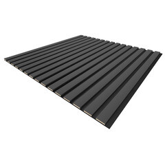 Изображение товара Панель акустическая 600х600х9 мм Stella black lead 0,36 кв.м