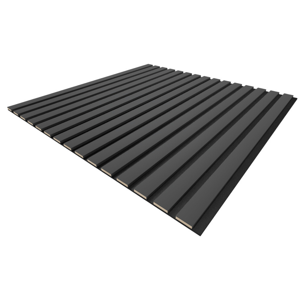 Изображение товара Акустическая панель Stella 600х600х9 мм Black Lead для стен