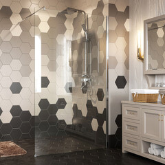 Душевая перегородка WasserKraft Rossel хром 90х200 см стекло прозрачное 8 мм (28W39) - фото 3