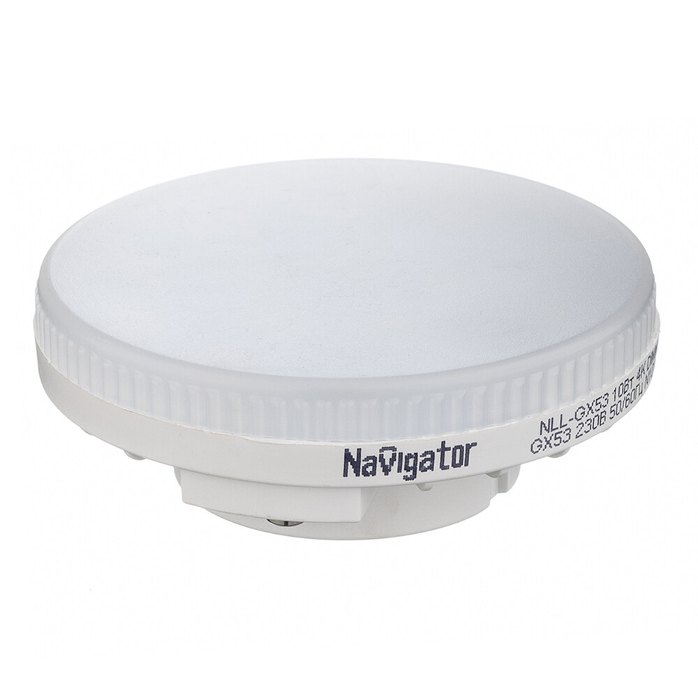 Изображение товара Светодиодная LED-лампа GX53 10 Вт 2700К 750Лм диммируемая Navigator