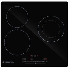 Изображение товара Варочная панель электрическая Maunfeld EVCE453SDPBK 3 конфорки черная
