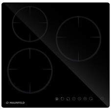 Варочная панель электрическая Maunfeld AVCE453BK 3 конфорки черная