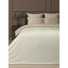 Плед 150х200 см TexRepublic Жаккард микрофибра шампань - фото 3