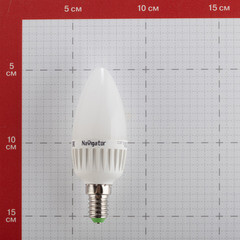 Лампа светодиодная Navigator E14 2700К 7 Вт 176-264 В свеча матовая диммируемая - фото 2