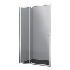 Душевая дверь распашная стекло прозрачное WasserKraft Aula 11P 120х190 см профиль хром (11P05)