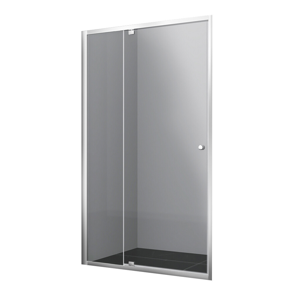 Изображение товара Душевая дверь WasserKraft Aula 11P 120x190 см распашная прозрачное стекло хром