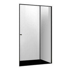 Изображение товара Душевая дверь WasserKraft Dill 61S стекло прозрачное 120х200 см профиль черный 6 мм раздвижная (61S05)
