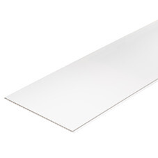 Панель ПВХ 250х3000х5 мм Stella бесшовная глянцевая белая 0,75 кв.м