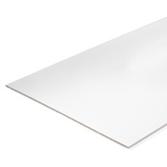 Панель ПВХ 500х3000х8 мм Stella бесшовная глянцевая белая 1,5 кв.м - фото 1