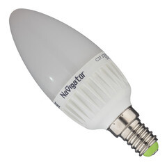Лампа светодиодная Navigator E14 2700К 7 Вт 220 В свеча матовая диммируемая - фото 7