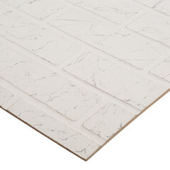 Панель МДФ кирпич арктика с тиснением 2440х1200х6 мм Стильный Дом 2,977 кв.м (v43799) - фото 4