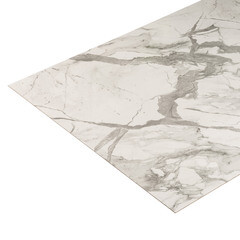 Панель МДФ мрамор каррара серый влагостойкая 2440х1220х3 мм Стильный Дом 2,977 кв.м (v84822) - фото 1