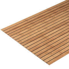 Изображение товара Реечная панель МДФ коричневая 2440x1220x6 мм Стильный Дом 2,98 кв.м (v92728)