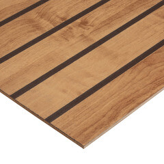 Реечная панель МДФ коричневая 2440x1220x6 мм Стильный Дом 2,98 кв.м (v92728) - фото 4