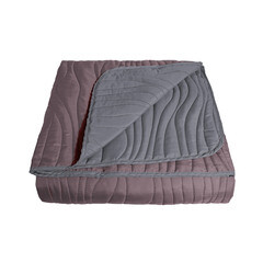 Изображение товара Покрывало 200х220 см Melissa Кора двустороннее стеганое полынь/сфинкс (5091650 01)