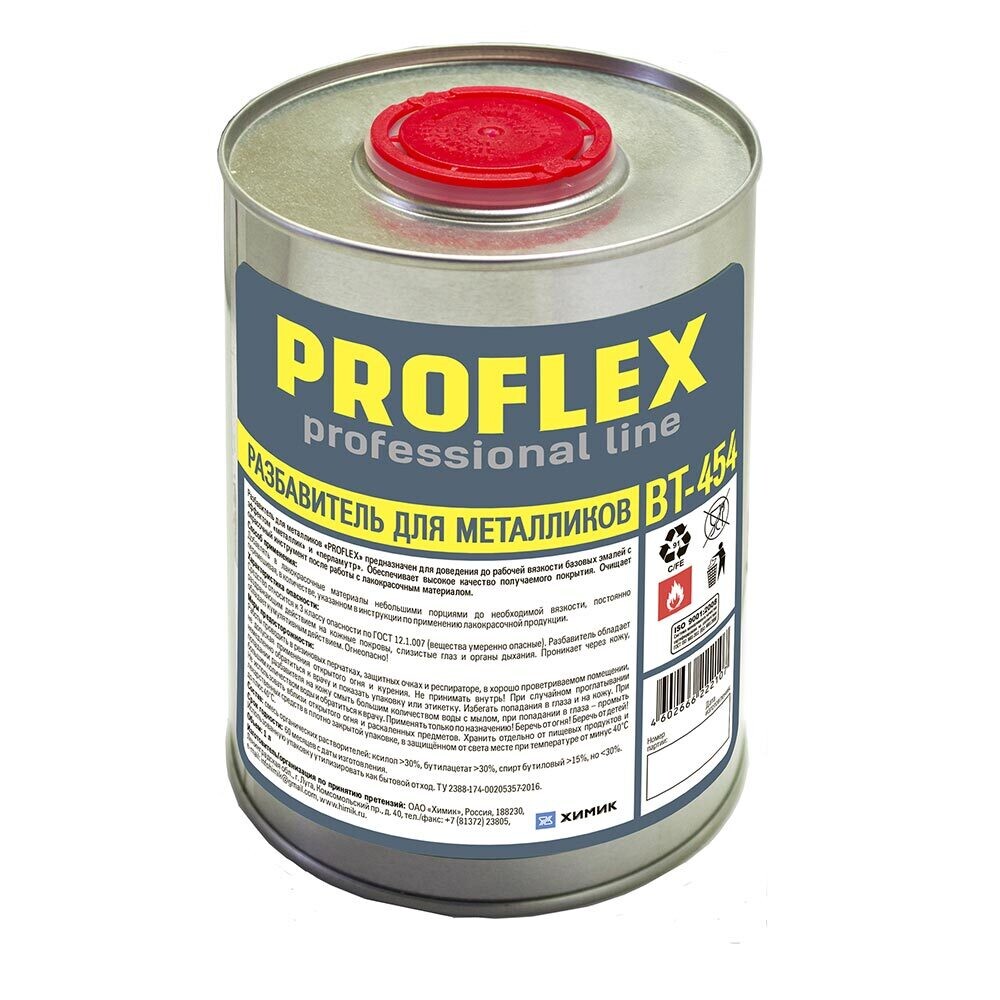 

Растворитель для металликов Proflex 1 л, Бесцветный