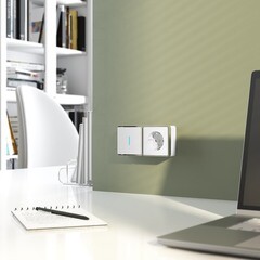 Выключатель Werkel Gallant одноклавишный накладной белый с подсветкой (a051578) - фото 2